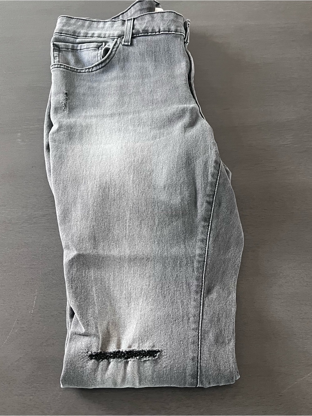 Jessica Simpson Grey Boyfriend Skinny Jeans - Picture 10 of 12